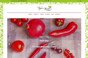 Разработка сайта под ключ для веганских рецептов