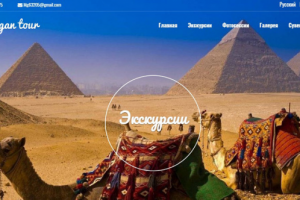 Дизайн Hogan-tour website