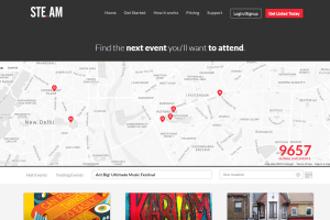 Верстка Event сайта