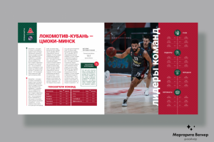 Вёрстка разворота буклета для LOKO