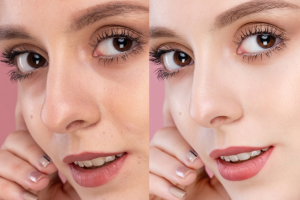 Ретушь студийного портрета