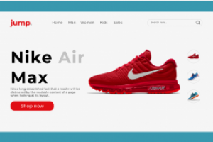 Home Page for Sneaker's E-Shop
