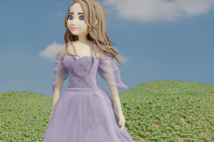 3D girl