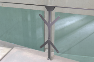 Ограждение(металл, стекло)