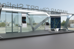 Station for PRT transport Masdar City