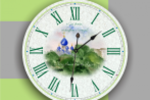 Дизайн для производства часов. Акварель авторская