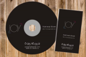 Визитка и диск для фотографа
