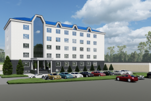 Проект фасада офисного здания