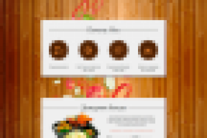 Верстка для сервиса доставки еды