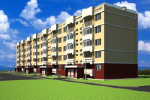 60 квартирный жилой дом в городе Иссык