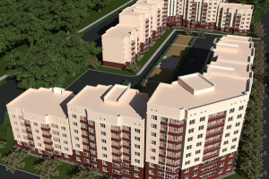 Комплекс из двух 195 квартиных жилых домов