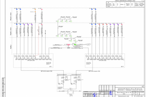 Проект внутреннего электроснабжения к детскому саду на 320 мест