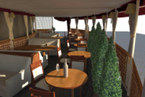 дизайн летнего кафе