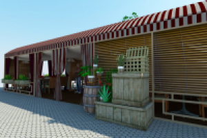 дизайн летнего кафе