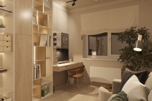 Кабинет в современном стиле