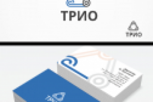 Двухстороняя визитка