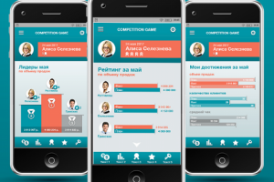Дизайн мобильного приложения Competition Game