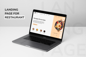 Landing page для ресторана