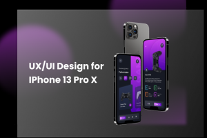 UX/UI дизайн для iPhone 13 Pro X