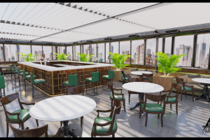 Дизайн террасы ресторана