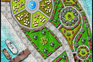 ландшафтный макет