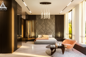 современный дизайн интерьера спальни