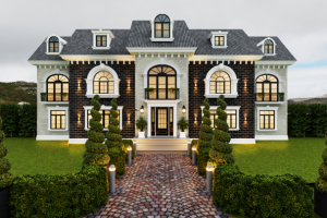 роскошный дизайн дома