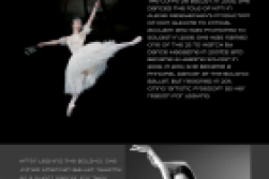 Сайт визитка знаменитой русской балерины