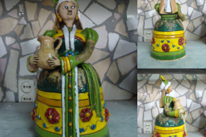 Керамика "Фигуры в русских костюмах"