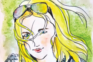 портрет в стиле аниме