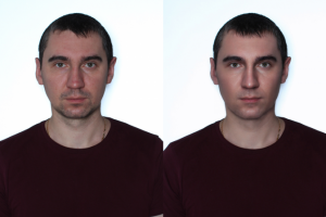 Ретушь мужской портрет