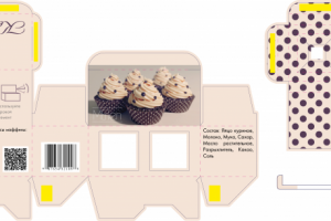 Коробка для кексов