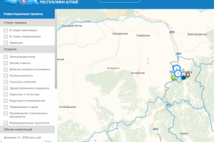 Яндекс-карта для инвестиционного портала