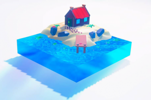 Проект 3D пейзаж.