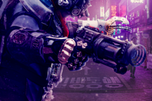 Можно печатать на что угодно качество 2К-4К (Киберпанк)