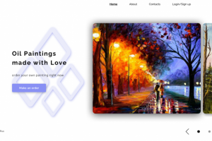 PaintUP - сайт заказа картин