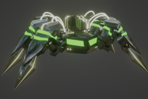Готовая 3d модель робота-паука