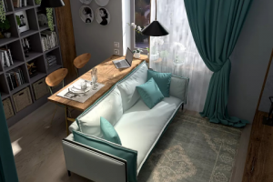 Квартира студия. 27 кв.м.