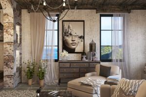 Дом в горах.