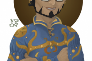 Гном в узорчатой рубахе