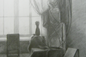 Учебная работа. Уголок интерьера