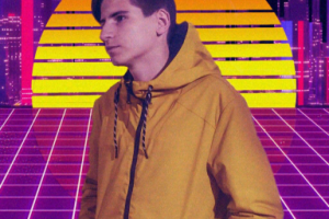 Обработка в стиле retro wave