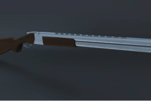 MR-233 rifle (blender 3d + substance painter)