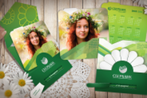 Разработка эксклюзивной откртыки для Сбербанка