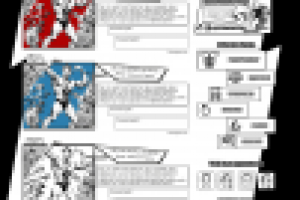 Дизайн для блога ввиде комикса