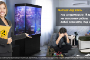 Реклама - Аквариум под ключ