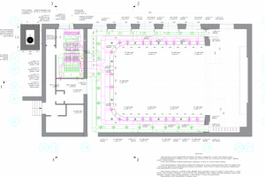 Система центрального кондиционирования вентиляции актового зала