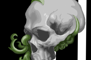 Пример мох работ, сделанных в  Krita