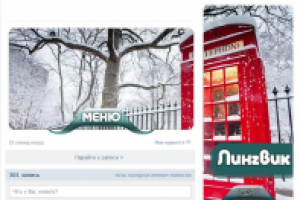 Дизайн сообщества для языкового центра "Лингвик"