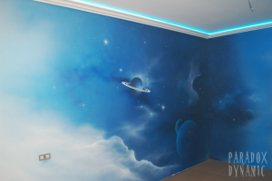 Аэрография в интерьере